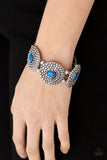 Prismatic Prowl - Blue Bracelet - Paparazzi Accessories Bracelet Bedazzle Me Pretty Mobile Fashion Boutique
