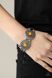 Prismatic Prowl - Orange Bracelet - Paparazzi Accessories Bracelet Bedazzle Me Pretty Mobile Fashion Boutique