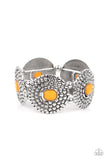 Prismatic Prowl - Orange Bracelet - Paparazzi Accessories Bracelet Bedazzle Me Pretty Mobile Fashion Boutique