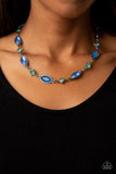 Prismatic Reinforcements - Multi Necklace - Paparazzi Accessories Necklace Bedazzle Me Pretty Mobile Fashion Boutique
