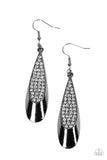 Prismatically Persuasive - Black Earrings - Paparazzi Accessories Earrings Bedazzle Me Pretty Mobile Fashion Boutique
