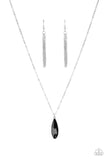 Prismatically Polished - Black Necklace - Paparazzi Accessories Necklace Bedazzle Me Pretty Mobile Fashion Boutique