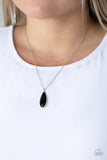 Prismatically Polished - Black Necklace - Paparazzi Accessories Necklace Bedazzle Me Pretty Mobile Fashion Boutique