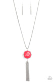 Prismatically Polygon - Pink Necklace - Paparazzi Accessories Necklace Bedazzle Me Pretty Mobile Fashion Boutique