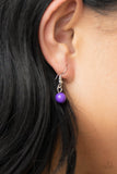 Prismatically POP-tastic - Purple Necklace - Paparazzi Accessories Necklace Bedazzle Me Pretty Mobile Fashion Boutique