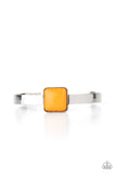 Prismatically Poppin - Orange Bracelet - Paparazzi Accessories Bracelet Bedazzle Me Pretty Mobile Fashion Boutique
