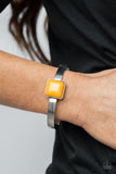 Prismatically Poppin - Orange Bracelet - Paparazzi Accessories Bracelet Bedazzle Me Pretty Mobile Fashion Boutique