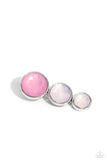 Pristinely Prismatic - Pink Hair Clip - Paparazzi Accessories Hair Clip Bedazzle Me Pretty Mobile Fashion Boutique