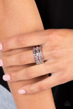 Privileged Poise - Purple Ring - Paparazzi Accessories Ring Bedazzle Me Pretty Mobile Fashion Boutique