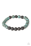 Prosperity - Blue Bracelet - Paparazzi Accessories Bracelet Bedazzle Me Pretty Mobile Fashion Boutique