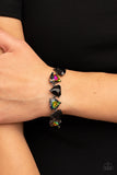 Pumped up Prisms - Multi Bracelet - Paparazzi Accessories Bracelet Bedazzle Me Pretty Mobile Fashion Boutique