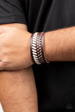 Punk Rocker Road - Brown Bracelet - Paparazzi Accessories Bracelet Bedazzle Me Pretty Mobile Fashion Boutique
