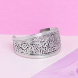 Purely Prairie - Silver Bracelet - Paparazzi Accessories Bracelet Bedazzle Me Pretty Mobile Fashion Boutique