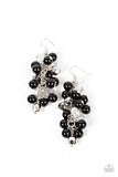 Pursuing Perfection - Black Earrings - Paparazzi Accessories Earrings Bedazzle Me Pretty Mobile Fashion Boutique