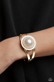 Put On The GLITZ - Gold Bracelet - Paparazzi Accessories Bracelet Bedazzle Me Pretty Mobile Fashion Boutique