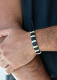 Put Up A Brave FRONTIER - Black Bracelet - Paparazzi Accessories Bracelet Bedazzle Me Pretty Mobile Fashion Boutique