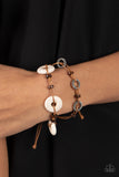 Quarry Quandary - White Bracelet - Paparazzi Accessories Bracelet Bedazzle Me Pretty Mobile Fashion Boutique