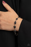 Quarry Quarrel - Black Bracelet - Paparazzi Accessories Bracelet Bedazzle Me Pretty Mobile Fashion Boutique