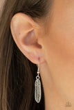 Queen of the QUILL - Silver Necklace - Paparazzi Accessories Necklace Bedazzle Me Pretty Mobile Fashion Boutique