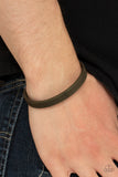 Quit MESHing around - Brass Mens Bracelet - Paparazzi Accessories Mens Bracelet Bedazzle Me Pretty Mobile Fashion Boutique