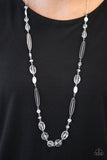 Quite Quintessence - White Necklace - Paparazzi Accessories Necklace Bedazzle Me Pretty Mobile Fashion Boutique