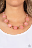 Race to the POP - Pink Necklace - Paparazzi Accessories Necklace Bedazzle Me Pretty Mobile Fashion Boutique