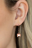 Radiance Squared - Copper Necklace - Paparazzi Accessories Necklace Bedazzle Me Pretty Mobile Fashion Boutique
