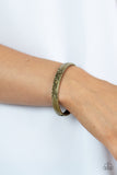 Radiant Edge - Brass Bracelet - Paparazzi Accessories Bracelet Bedazzle Me Pretty Mobile Fashion Boutique