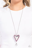 Radiant Romeo - Pink Lanyard - Paparazzi Accessories Lanyard Bedazzle Me Pretty Mobile Fashion Boutique
