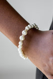Radiantly Royal - Gold Bracelet - Paparazzi Accessories Bracelet Bedazzle Me Pretty Mobile Fashion Boutique