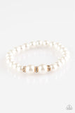 Radiantly Royal - Gold Bracelet - Paparazzi Accessories Bracelet Bedazzle Me Pretty Mobile Fashion Boutique