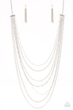 Radical Rainbows - Brown Necklace - Paparazzi Accessories Necklace Bedazzle Me Pretty Mobile Fashion Boutique