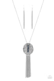 Radical Refinery - Blue Necklace - Paparazzi Accessories Necklace Bedazzle Me Pretty Mobile Fashion Boutique