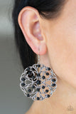 Rainbow Dew - Black Earrings - Paparazzi Accessories Earrings Bedazzle Me Pretty Mobile Fashion Boutique