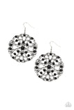 Rainbow Dew - Black Earrings - Paparazzi Accessories Earrings Bedazzle Me Pretty Mobile Fashion Boutique