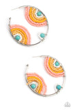 Rainbow Horizons - Multi Earrings - Paparazzi Accessories Earrings Bedazzle Me Pretty Mobile Fashion Boutique
