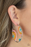 Rainbow Horizons - Multi Earrings - Paparazzi Accessories Earrings Bedazzle Me Pretty Mobile Fashion Boutique