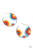 Rainbow Horizons - Multi Earrings - Paparazzi Accessories Earrings FS-Bedazzle Me Pretty Mobile Fashion Boutique
