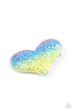 Rainbow Love - Multi Hair Clip - Paparazzi Accessories Hair Clip Bedazzle Me Pretty Mobile Fashion Boutique