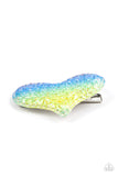 Rainbow Love - Multi Hair Clip - Paparazzi Accessories Hair Clip Bedazzle Me Pretty Mobile Fashion Boutique