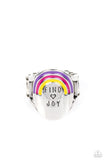 Rainbow of Joy - Multi Ring - Paparazzi Accessories Ring Bedazzle Me Pretty Mobile Fashion Boutique