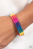 Rainbow Renegade - Multi Bracelet - Paparazzi Accessories Bracelet Bedazzle Me Pretty Mobile Fashion Boutique