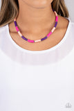 Rainbow Road - Pink Necklace - Paparazzi Accessories Necklace Bedazzle Me Pretty Mobile Fashion Boutique