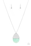 Rainbow Shores - Blue Necklace - Paparazzi Accessories Necklace Bedazzle Me Pretty Mobile Fashion Boutique
