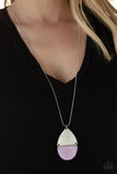 Rainbow Shores - Purple Necklace - Paparazzi Accessories Necklace Bedazzle Me Pretty Mobile Fashion Boutique