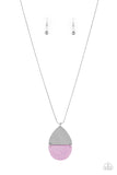 Rainbow Shores - Purple Necklace - Paparazzi Accessories Necklace Bedazzle Me Pretty Mobile Fashion Boutique
