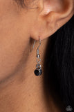 Raise Your Banner - Black Necklace - Paparazzi Accessories Necklace Bedazzle Me Pretty Mobile Fashion Boutique