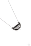 Raise Your Banner - Black Necklace - Paparazzi Accessories Necklace Bedazzle Me Pretty Mobile Fashion Boutique