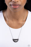 Raise Your Banner - Black Necklace - Paparazzi Accessories Necklace Bedazzle Me Pretty Mobile Fashion Boutique