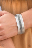 Rancho Refinement - Silver Bracelet - Paparazzi Accessories Bracelet Bedazzle Me Pretty Mobile Fashion Boutique